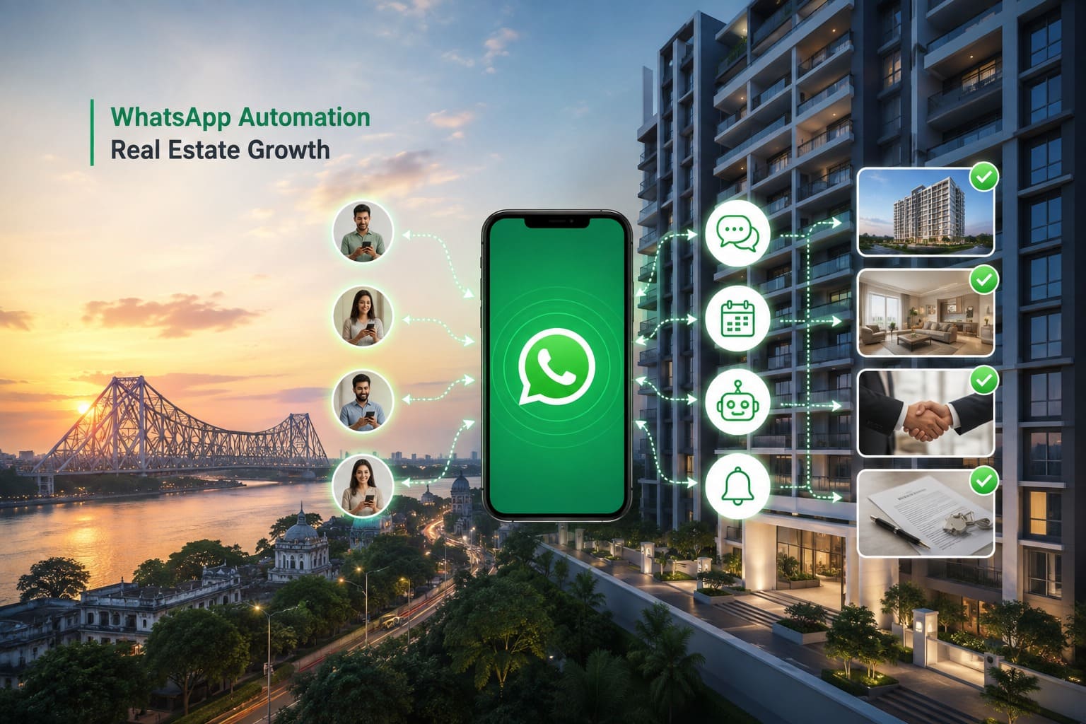 How Kolkata Real Estate Businesses Are Using WhatsApp Automation to Close More Deals in 2026