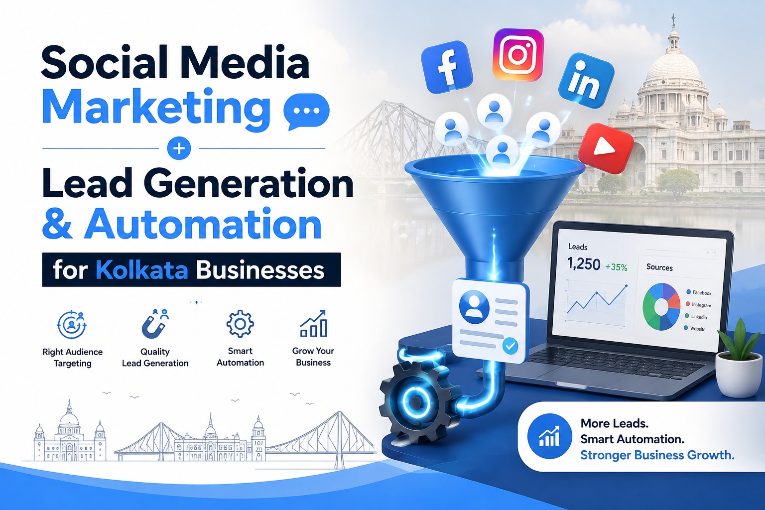 Maximize Festive Sales: Social Media Marketing & Automated Lead Generation for Kolkata Retailers